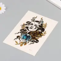 Переводная тату на тело цветная &laquo;Признанная Луной&raquo;, 26.1&times;14.6 см