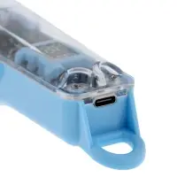 Машинка для стрижки LTRI-14, 4 насадки, 1,5/2/3/4 мм, USB, голубая