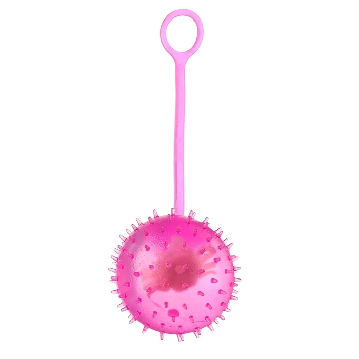 Мялка с веревкой и кольцом (внутри живность), МИКС Мялка с веревкой и кольцом (внутри живность), МИКС