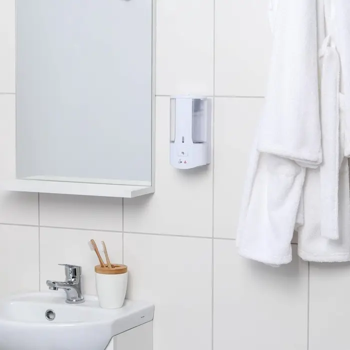 Диспенсер для жидкого мыла, сенсорный, 450 мл, белый