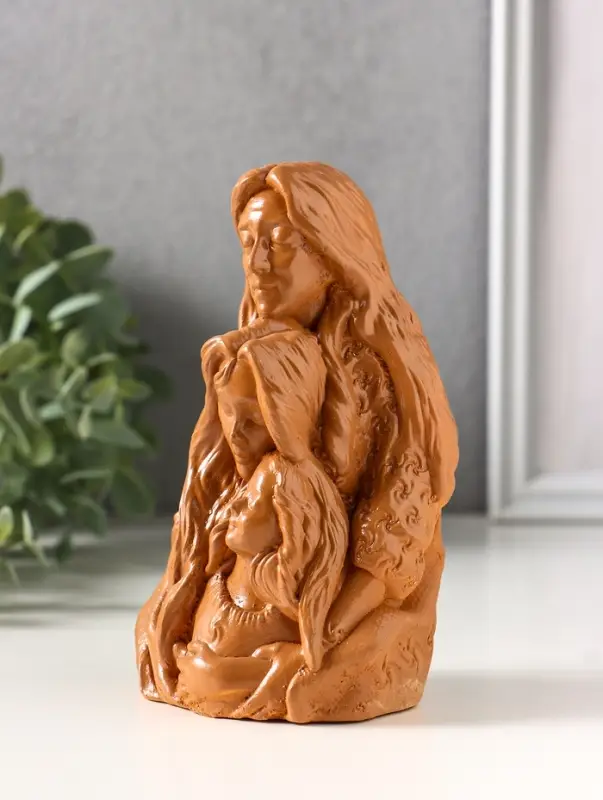 Фигурка - оберег &laquo;Сила рода&raquo;, 14&times;9.5&times;7 см, красная глина
