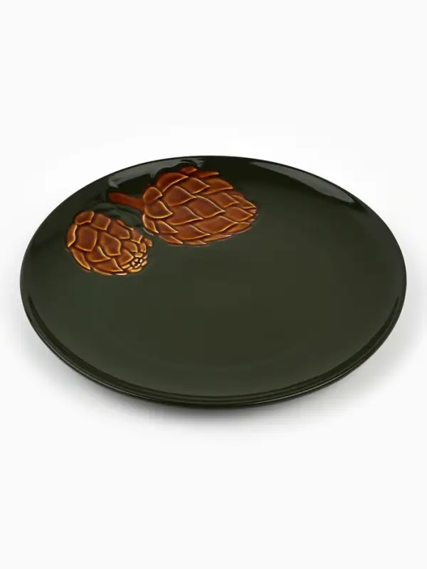 Блюдо новогоднее &laquo;Зимний лес&raquo;, d=27 см