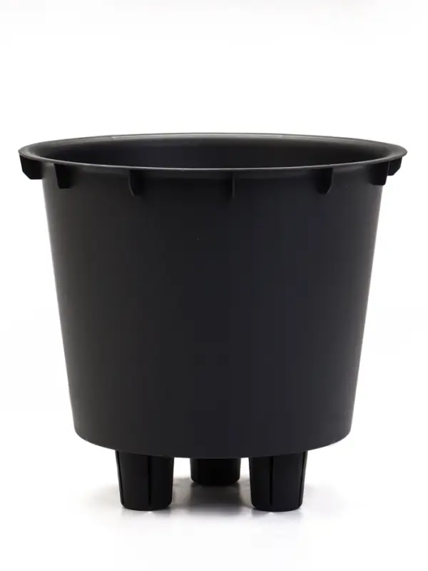 Кашпо со вставкой 1,9 л d18 см h16,5 см МИКРИТ серый слайн