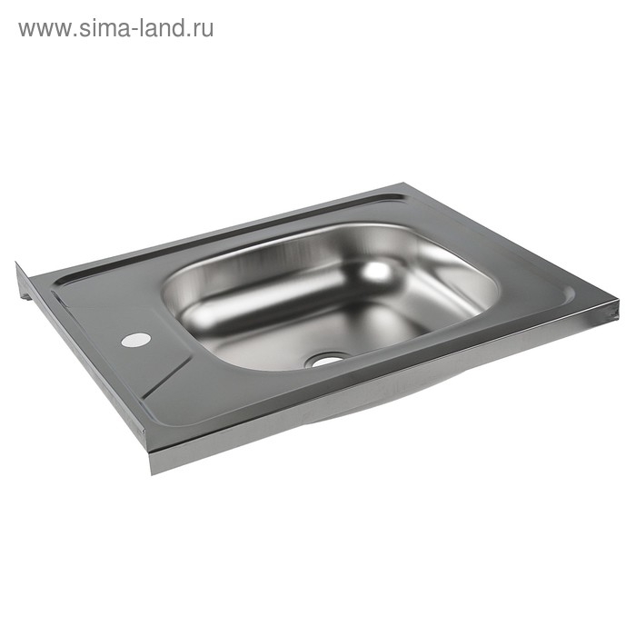 Мойка кухонная  Мойка кухонная "Владикс", накладная, без сифона, 50х60 см, нержавеющая сталь 0.4 мм
