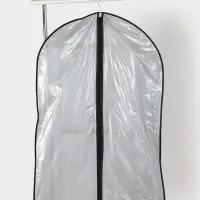 Чехол для одежды Доляна, 60&times;90 см, серый