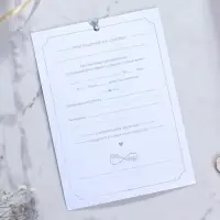 Приглашение на свадьбу с калькой Wedding day, 13×18 см