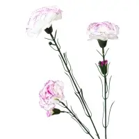 Цветы искусственные &laquo;Куст гвоздики&raquo;, h=70 см, d=7 см, МИКС