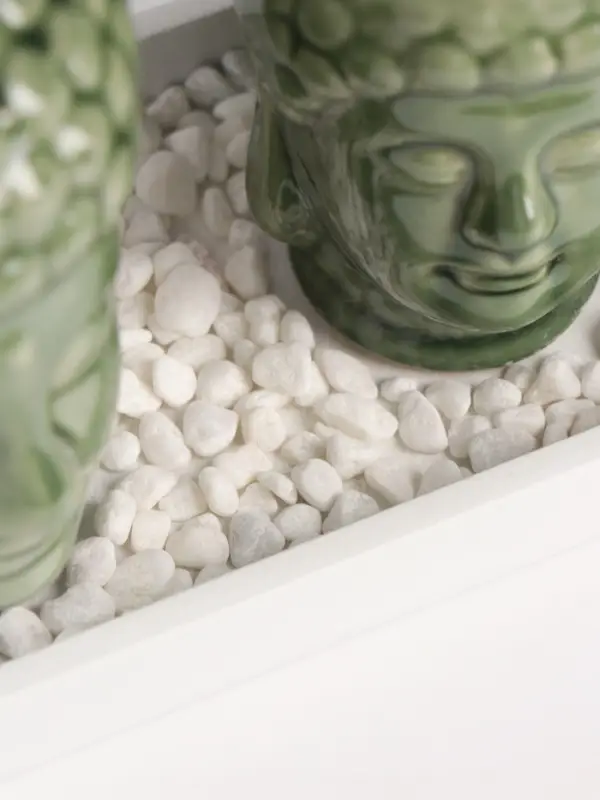 Набор: диффузор для эфирных масел, подсвечник на 1 свечу, аромапалочки 3 шт., сад камней &laquo;Будды&raquo;, керамика, 9&times;17&times;10.5 см