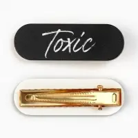 Заколка для волос Toxic, 4.5×1.5 см