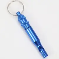 Свисток с регулируемой тональностью, 7.6&times;1.2 см, синий