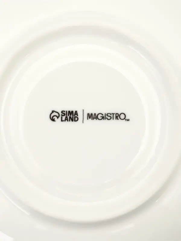 Чайная пара Magistro "Бланш" чашка штабель 220 мл