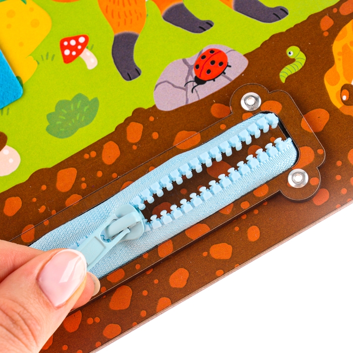 Бизиборд «Лесные друзья» 27×20 см Бизиборд «Лесные друзья» 27×20 см