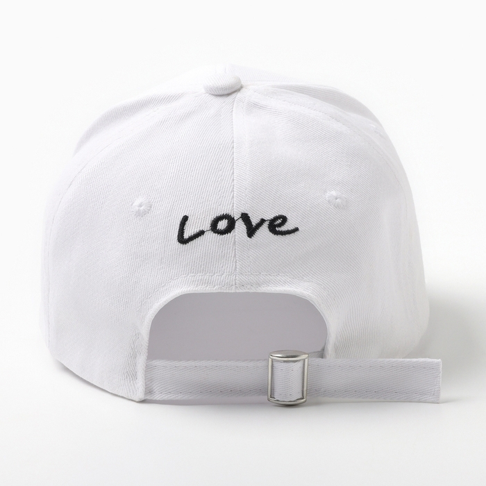 Кепка женская MINAKU Кепка женская MINAKU "LOVE" цвет белый, р-р 56-58