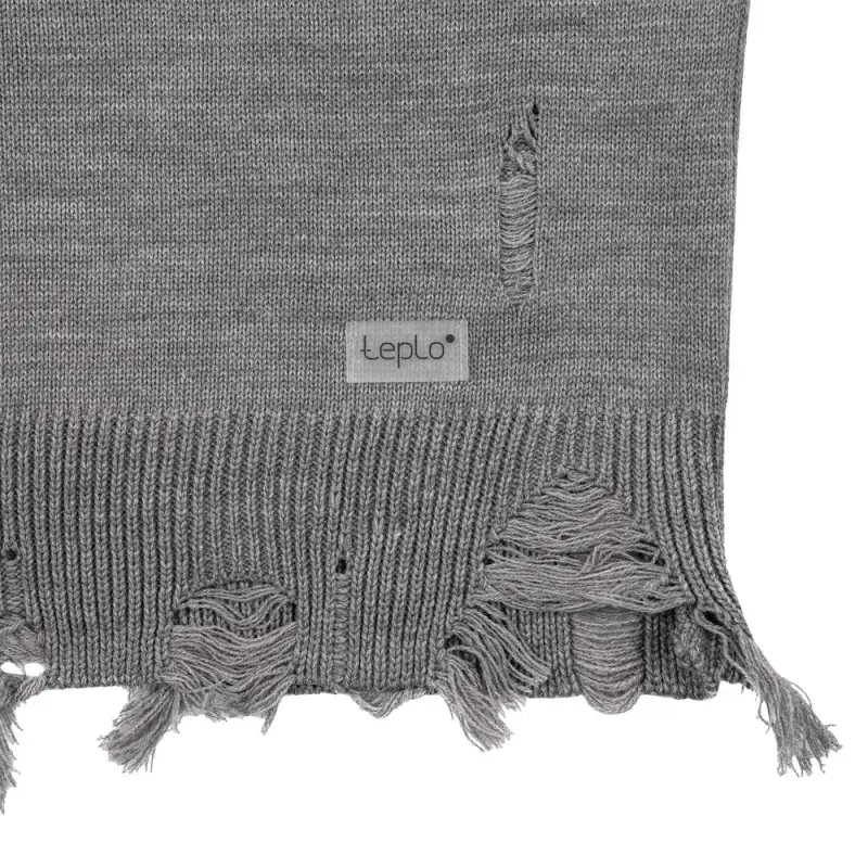 Джемпер оверсайз унисекс Grunge, серый, размер S/M