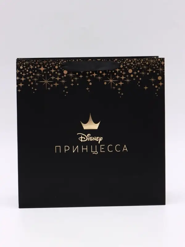 Пакет подарочный &laquo;Принцесса&raquo;, тиснение, 30&times;30&times;12 см