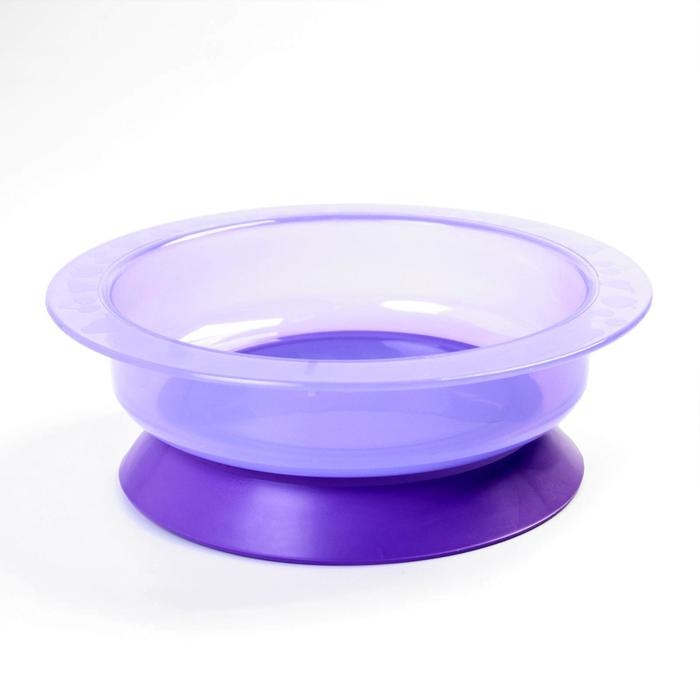 Тарелка детская на присоске, глубокая, 470 мл, от 5 мес., цвета МИКС, 400 мл, 17,5х17,5х4,3 Тарелка детская на присоске, глубокая, 470 мл, от 5 мес., цвета МИКС, 400 мл, 17,5х17,5х4,3