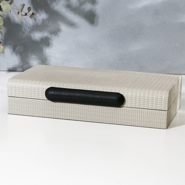 Шкатулка для украшений «Минимализм» экокожа, набор 2 шт. Шкатулка для украшений «Минимализм» экокожа, набор 2 шт.