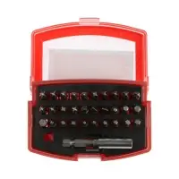 Набор бит ТУНДРА, PH-SL-PZ-Hex-Torx, 31 предмета