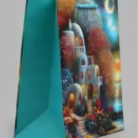 Пакет подарочный ламинированный "Город", S 18 x 23 х 10 см