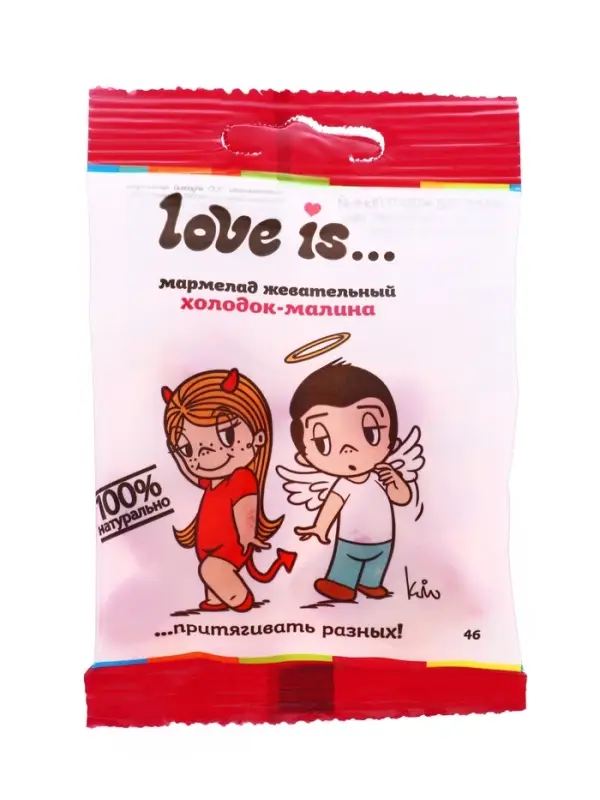 Мармелад Love Is &laquo;ЖуйМиксик&raquo;, холодок-малина, 20 г