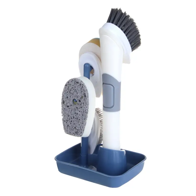 VETTA Щетка со съемными насадками, 4 насадки, полипропилен, термопластичная резина, поролон, нейлон