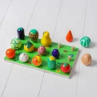 Счётный материал &laquo;Весёлая грядка&raquo;, набор 15 овощей