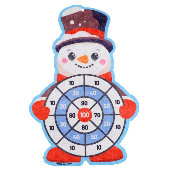 Дартс на липучках «Снеговичок» Дартс на липучках «Снеговичок»
