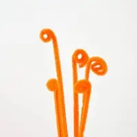 Синельная проволока набор 50 шт., оранжевая, 30 см