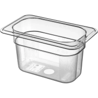 Гастроемкость из поликарбоната 1/9 Н-100 (прозрачный)