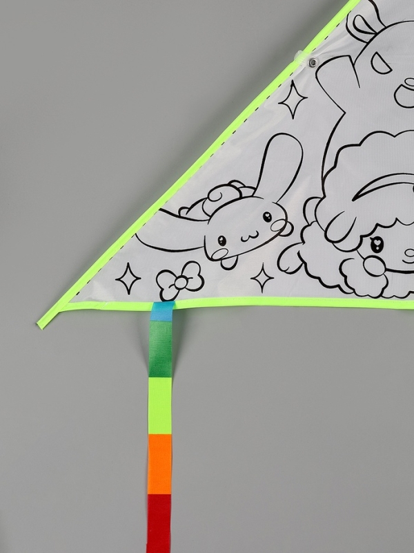 Funny toys Воздушный змей - раскраска,кролик и друзья, 80 см Funny toys Воздушный змей - раскраска,кролик и друзья, 80 см