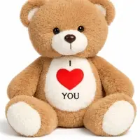 Мягкая игрушка "Мишка. Я люблю тебя" 25 см