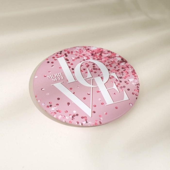 Зеркало карманное Love, d=7 см Зеркало карманное Love, d=7 см