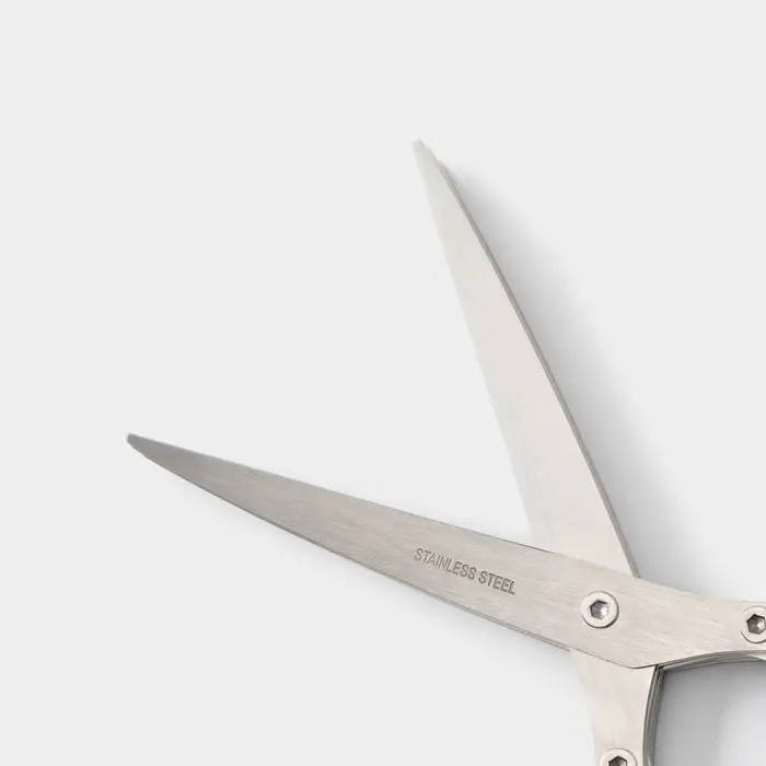 Ножницы кухонные для зелени Доляна &laquo;Кольца&raquo;, 19 см, голубые