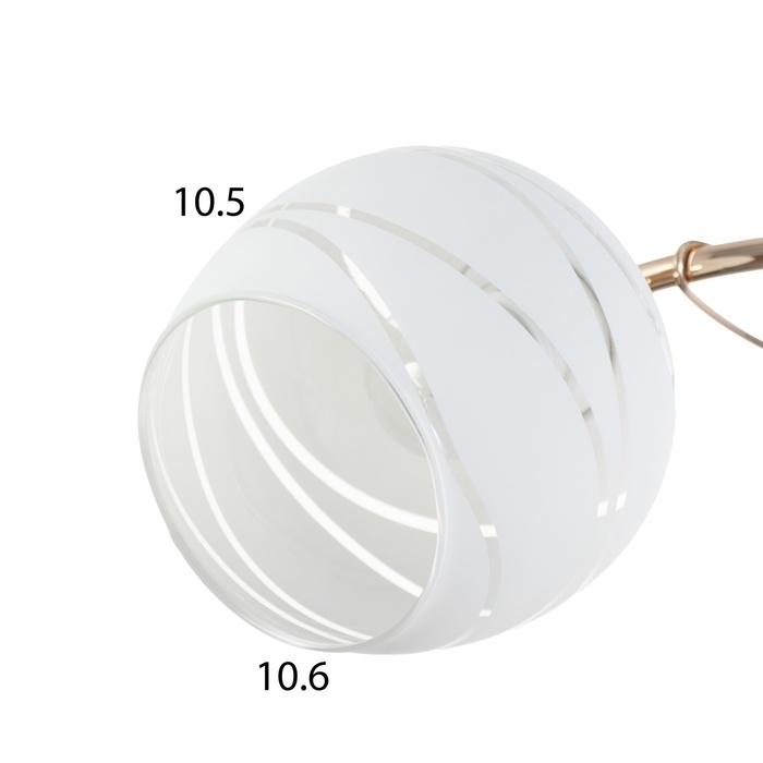 Люстра Люстра "Рафаэль" 3х60Вт Е27 Золото 56х56х22,5см