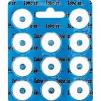 Освежающие конфеты Love is, в форме кольца, со вкусом мяты в блистере, 16.5 г