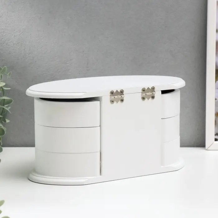 Шкатулка для украшений &laquo;Веер с раздвижными ящиками&raquo;, дерево, 26.3&times;14.2&times;13 см