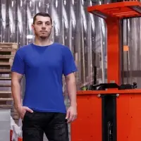 Футболка T-Bolka 180 серый меланж, размер S