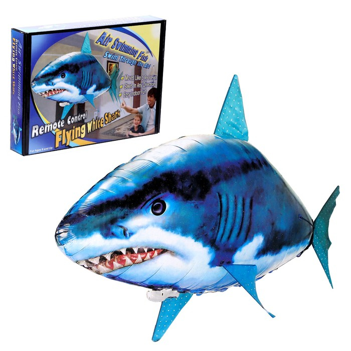 Летающая рыба «Акула», на радиоуправлении (гелий не входит в комплект) Летающая рыба «Акула», на радиоуправлении (гелий не входит в комплект)
