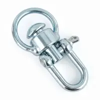 Вертлюг со скобой, малый (длина-6 см, ширина-3 см), 10 шт.