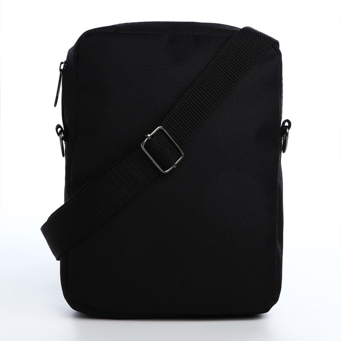 Сумка молодёжная на молнии, цвет чёрный Сумка молодёжная на молнии, цвет чёрный