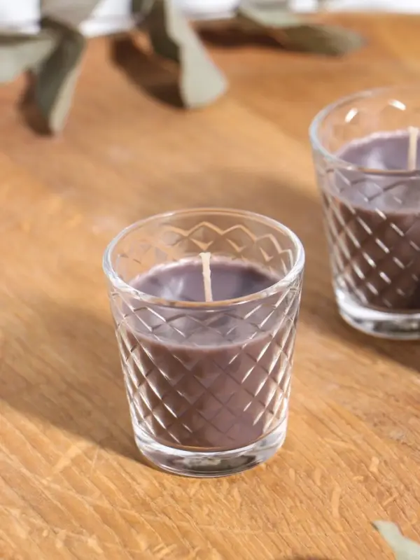 Ароматическая свеча в стакане, набор 3 шт., по 50 мл, 10 ч, 32 г, арабика