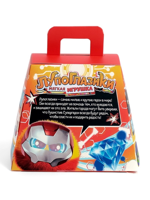 Мягкая игрушка «Лупоглазики. Плюшевые мстители: Броне-пух» Мягкая игрушка «Лупоглазики. Плюшевые мстители: Броне-пух»
