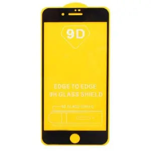 Защитное стекло для iPhone 7/8 Plus Full Glue с рамкой 2.5D черное (25 шт./уп.)