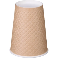 Стакан одноразовый бум двухслойный d-90мм 300мл Waffle Craft (25шт/уп)