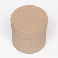 Коробка подарочная круглая, шляпная, крафт, 10&times;10 см
