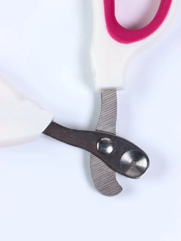 Ножницы - когтерезы, c отверстием для когтей, цвет МИКС