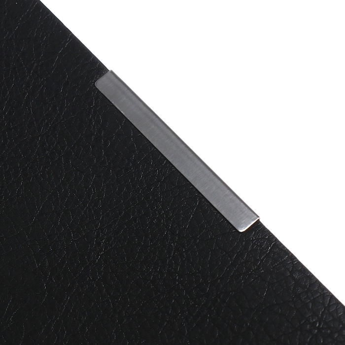 Еженедельник датир 2025г мягк обл иск кож А6+ 80л ESCALADA, тис ф, кр бл 70 г/м², чёрный Еженедельник датир 2025г мягк обл иск кож А6+ 80л ESCALADA, тис ф, кр бл 70 г/м², чёрный