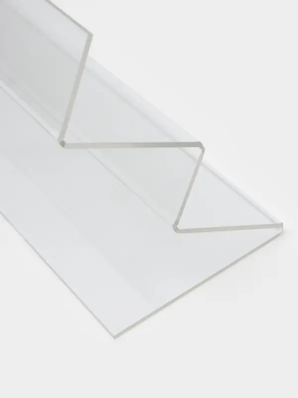 Подставка горка 2 ступеньки, наклонная 25&times;12.5&times;8.5 см, оргстекло 2 мм