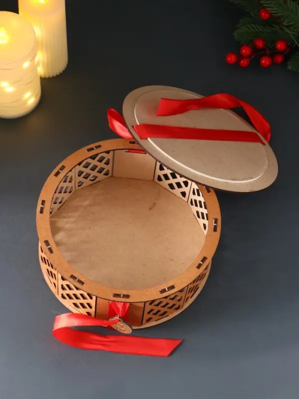 Шкатулка "Новогоднего настроения" 18,5х19,5х7,5 см