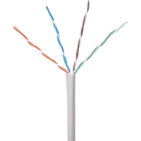 Кабель BigTech BT-CECR-011 CCA UTP 4 пары, кат.5e AWG25 PVC 305м сер